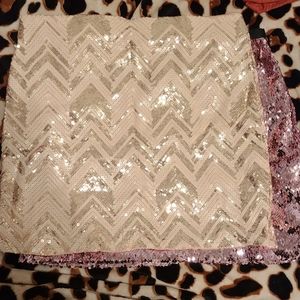 Rock 47 Gold Sequin Skirt